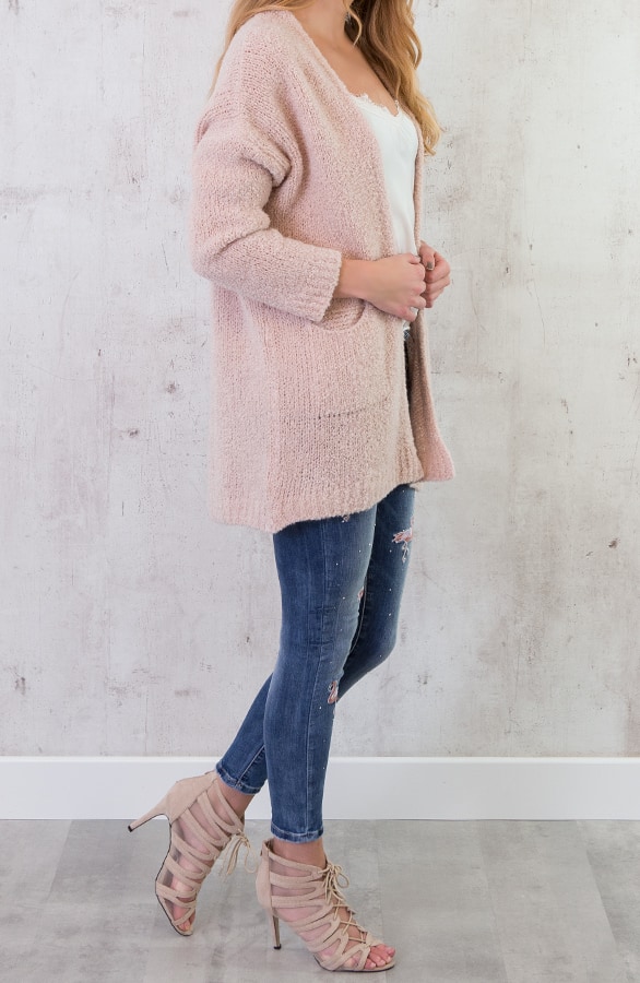 Oversized Ster Vest Roze – shoparchief, foto 4