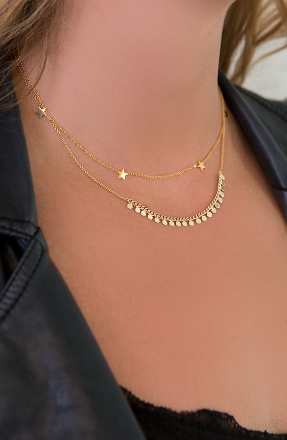 Small Coins Ketting Goud – shoparchief, foto 2