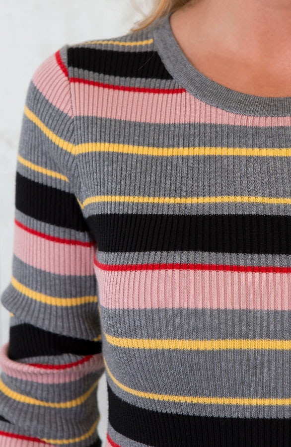 Gestreepte Stretch Jurk – shoparchief, foto 5