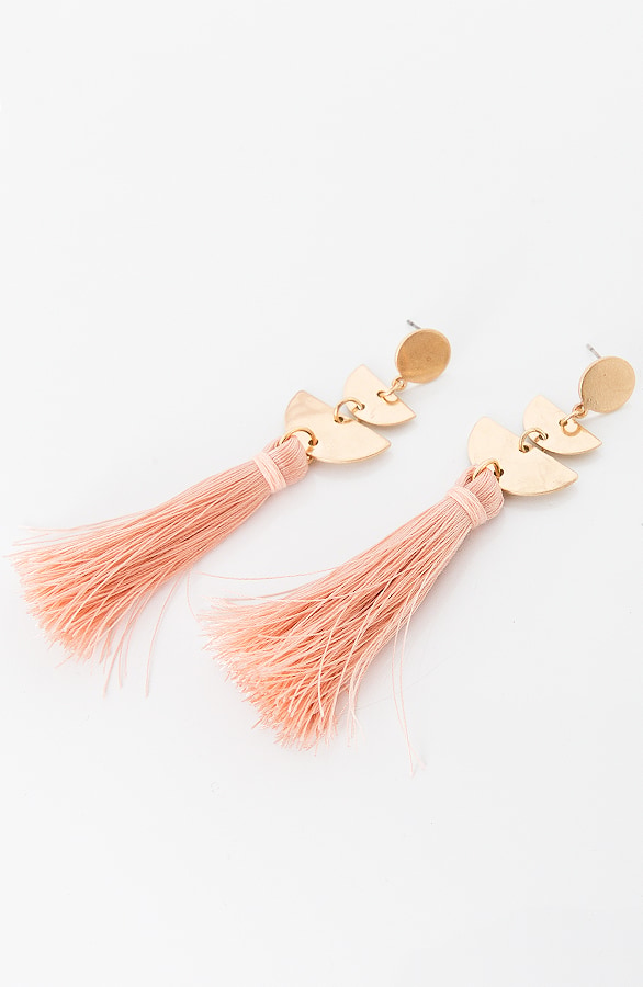 Tassel Oorbellen Roze – shoparchief, foto 2