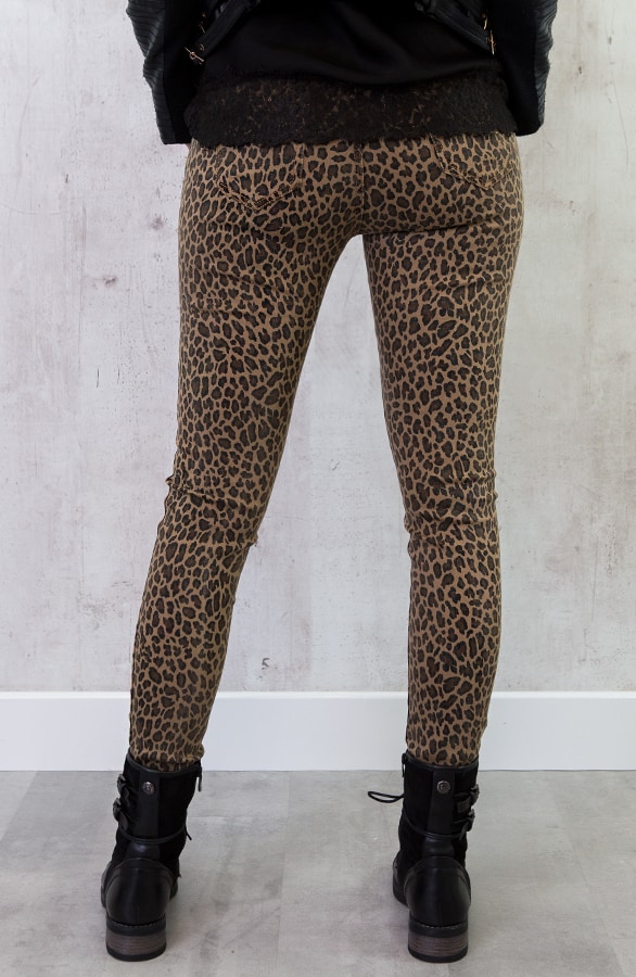 Leopard Jeans Bruin – shoparchief, foto 5