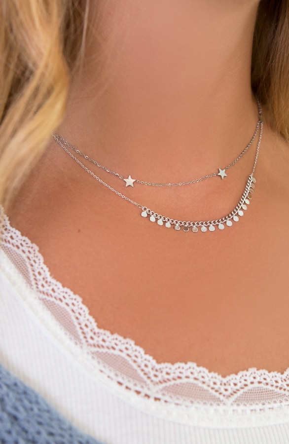 Ster Ketting Minimal Zilver – shoparchief, foto 2