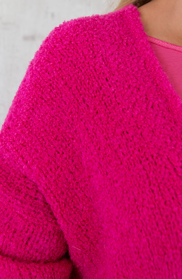 Oversized Ster Vest Fuchsia – shoparchief, foto 7