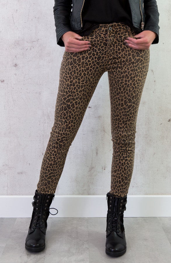Leopard Jeans Bruin – shoparchief, foto 2