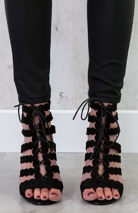 Gladiator Heels Exclusive Zwart – shoparchief, foto 3
