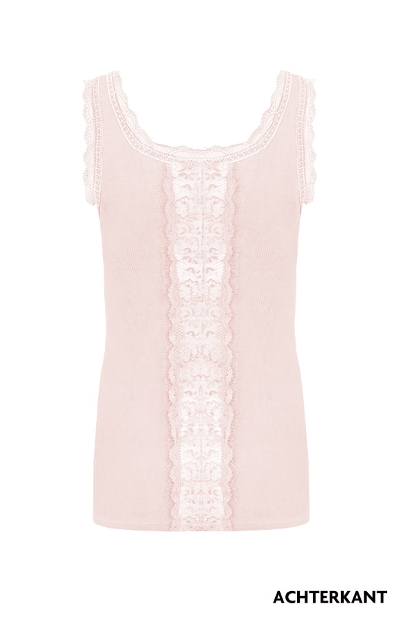 Lace Back Top Oud Roze – shoparchief, foto 6