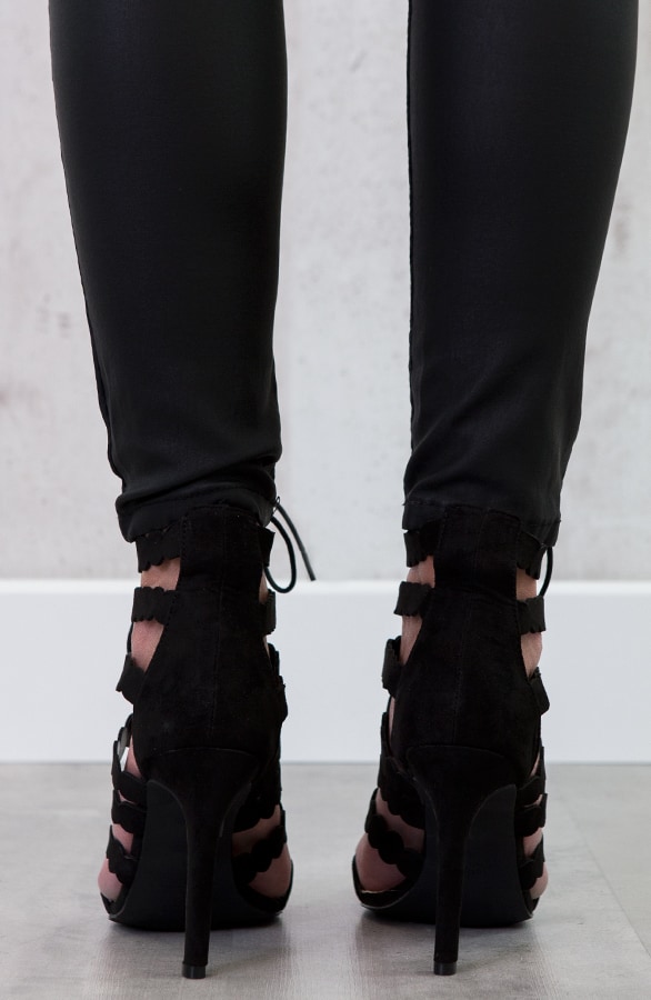 Gladiator Heels Exclusive Zwart – shoparchief, foto 4
