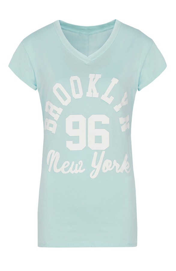 Brooklyn It Shirt Mint – shoparchief