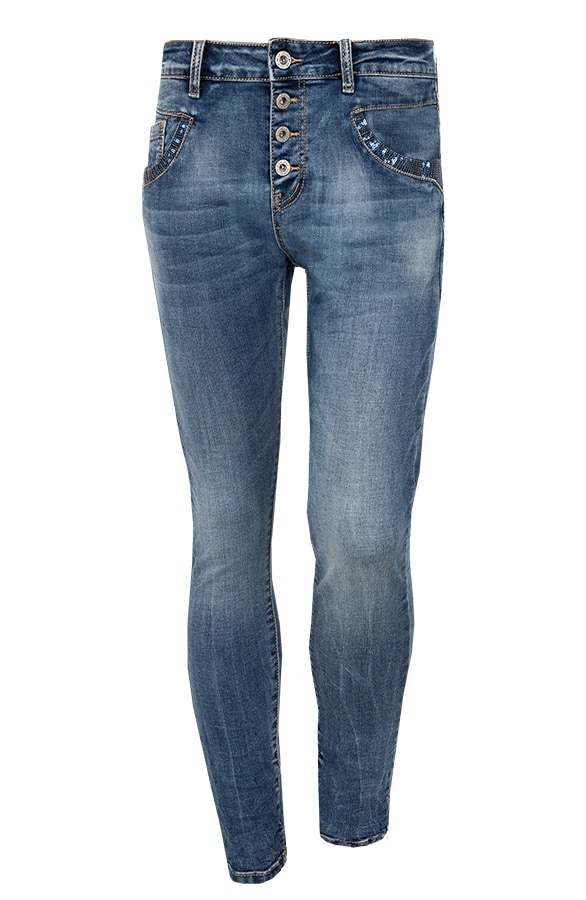 Chino Pailletten spijkerbroek – shoparchief