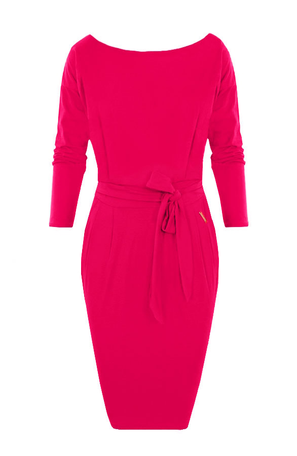 Femme Fatale Jurk Lang Fuchsia – shoparchief