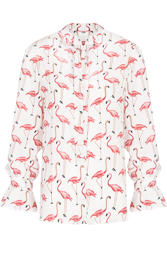 Flamingo Blouse Creme – shoparchief