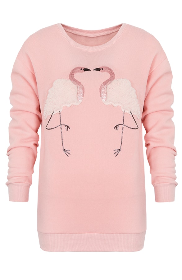 Flamingo Fluffy Trui Roze – shoparchief