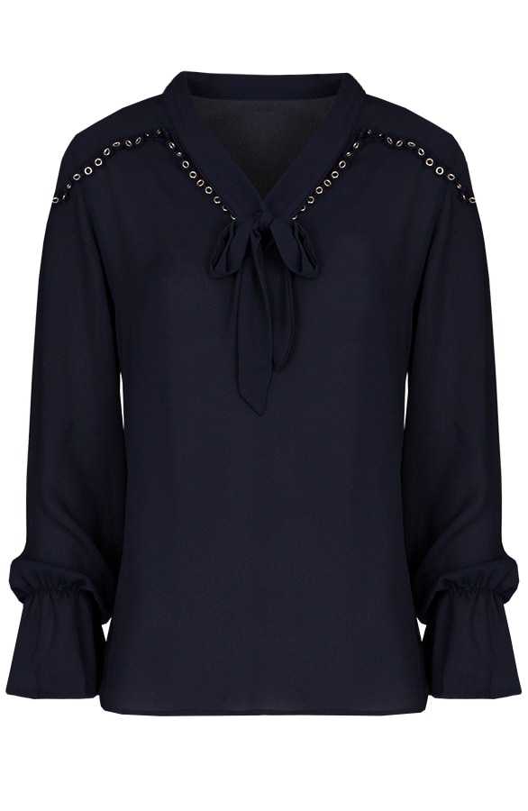 Metal Circle Blouse Marine – shoparchief