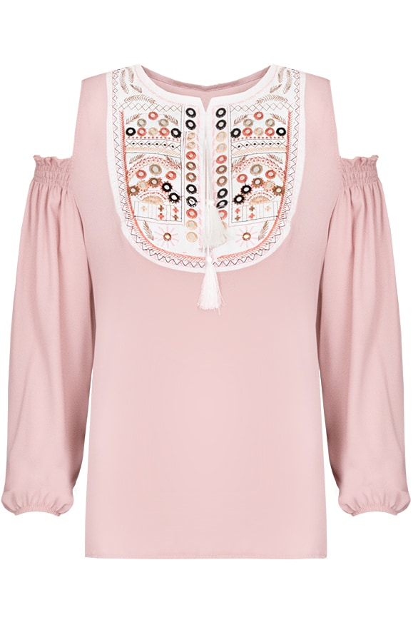 Mirror Ibiza Blouse Roze – shoparchief