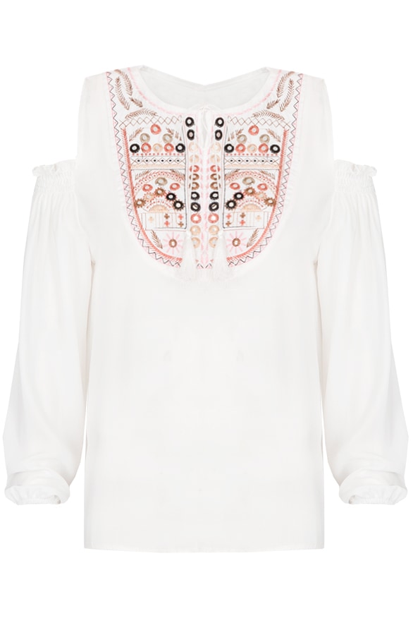 Mirror Ibiza Blouse Wit – shoparchief
