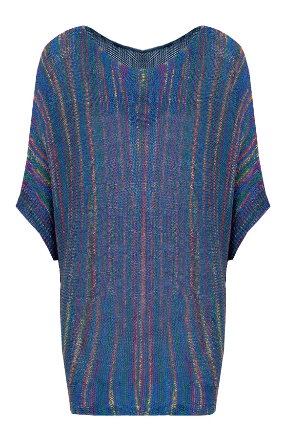 Multicolor Trui Blauw – shoparchief