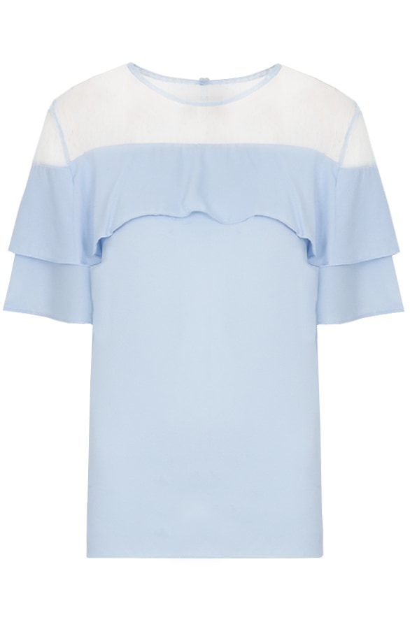 Saint Tropez Top Babyblauw – shoparchief