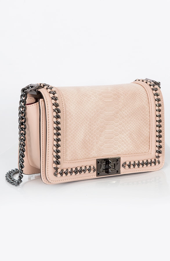 Slangenprint Gesp Tas Roze – shoparchief, foto 2
