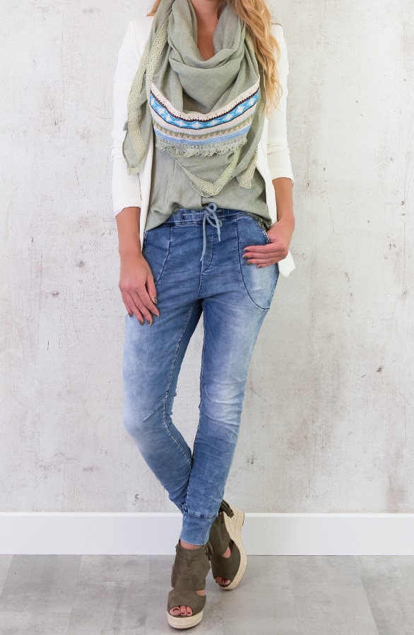 Boho Sjaal Legergroen – shoparchief, foto 2