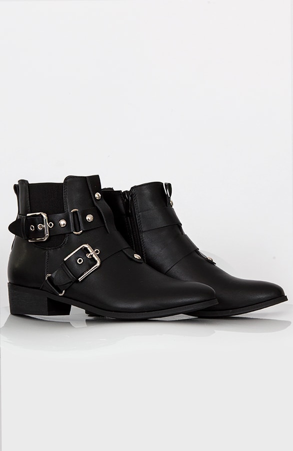 Gesp Boots Zwart – shoparchief, foto 6