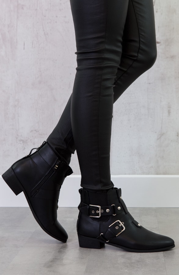 Gesp Boots Zwart – shoparchief, foto 2