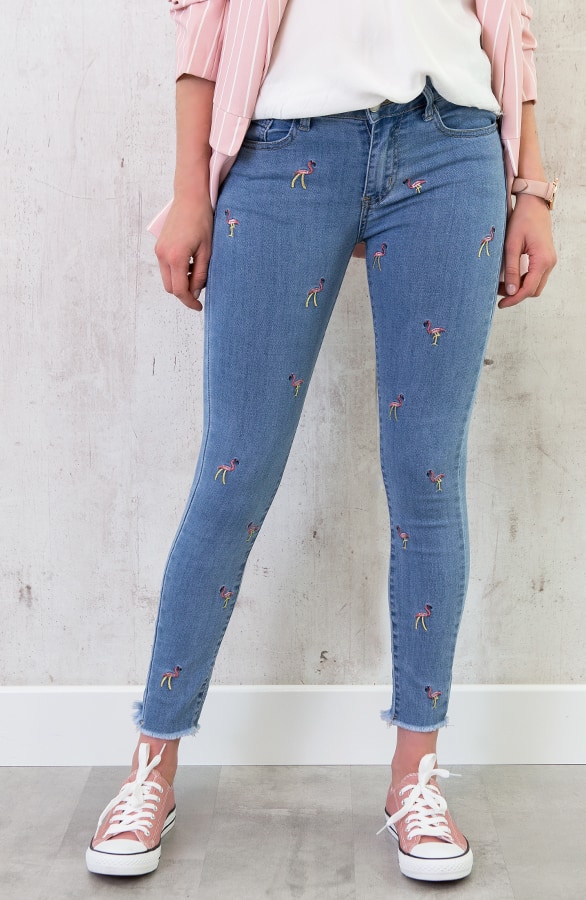 Flamingo Skinny Spijkerbroek – shoparchief, foto 2