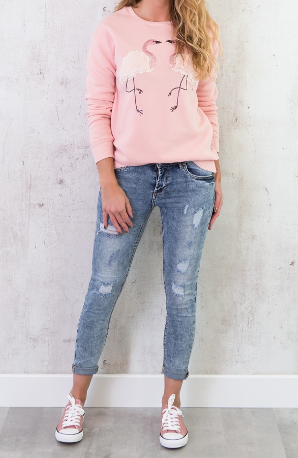 Flamingo Fluffy Trui Roze – shoparchief, foto 7