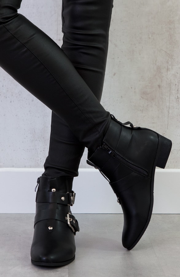 Gesp Boots Zwart – shoparchief, foto 3