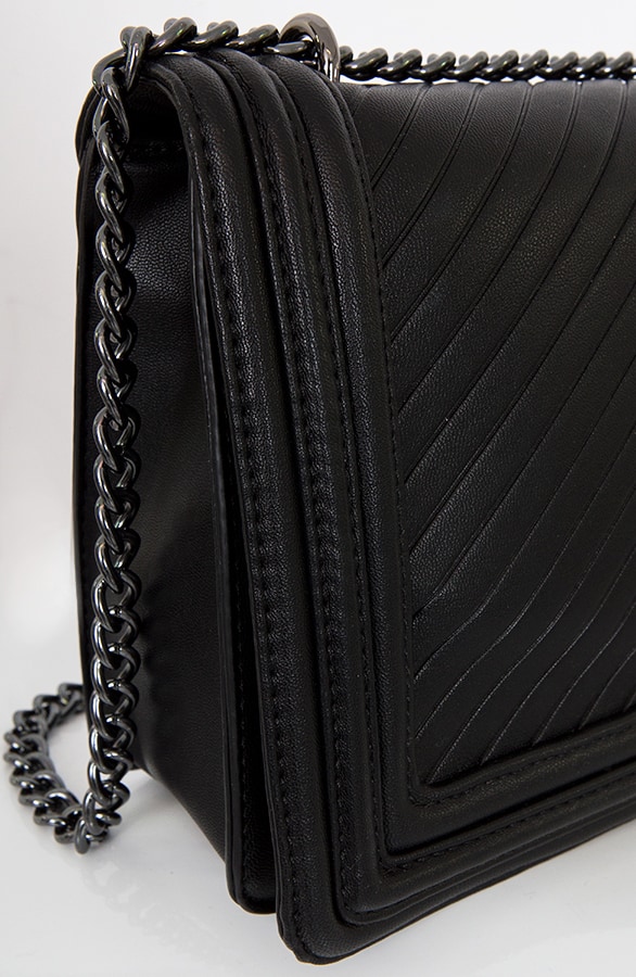 Chain Tas Gestreept Zwart – shoparchief, foto 3
