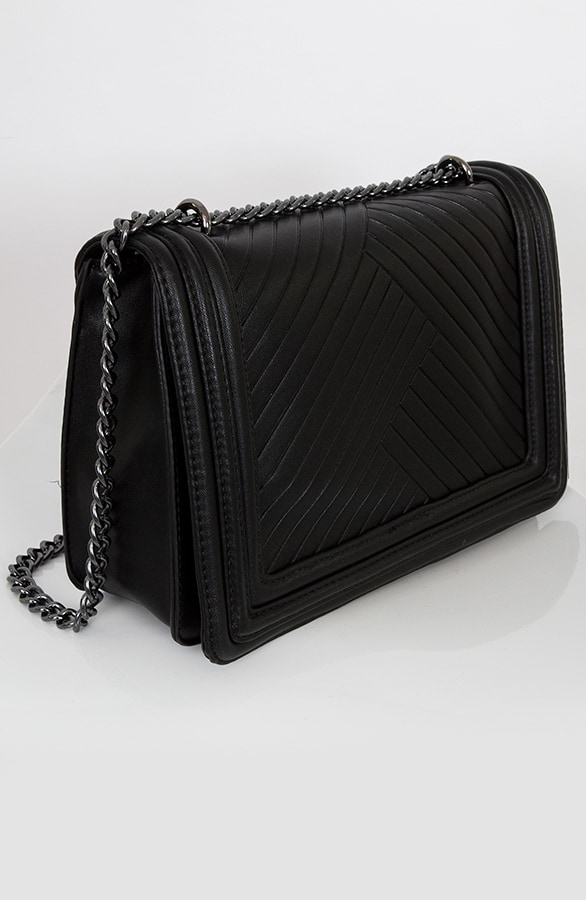 Chain Tas Gestreept Zwart – shoparchief, foto 2