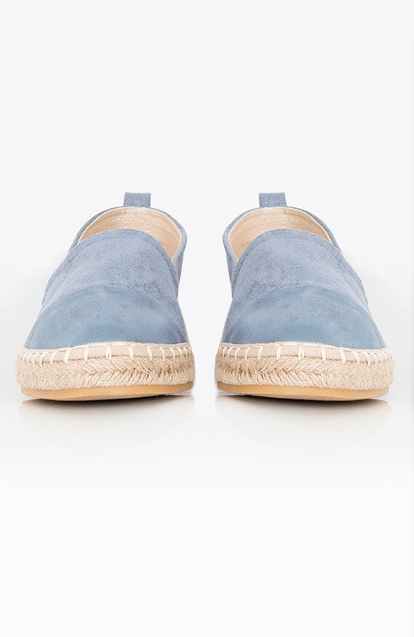 Suede Espadrilles Blauw – shoparchief, foto 7