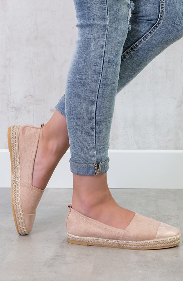 Suede Espadrilles Roze – shoparchief, foto 2