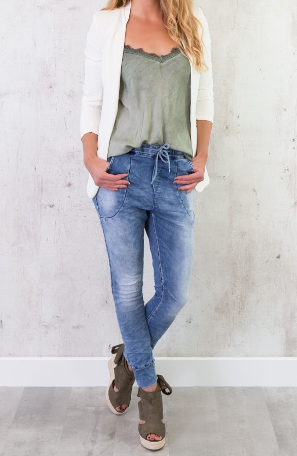 Romance Lace Top Army – shoparchief, foto 3