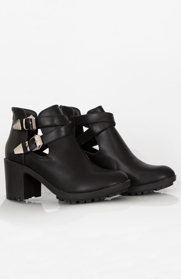 Chelsea Buckle Boots Zwart – shoparchief, foto 6