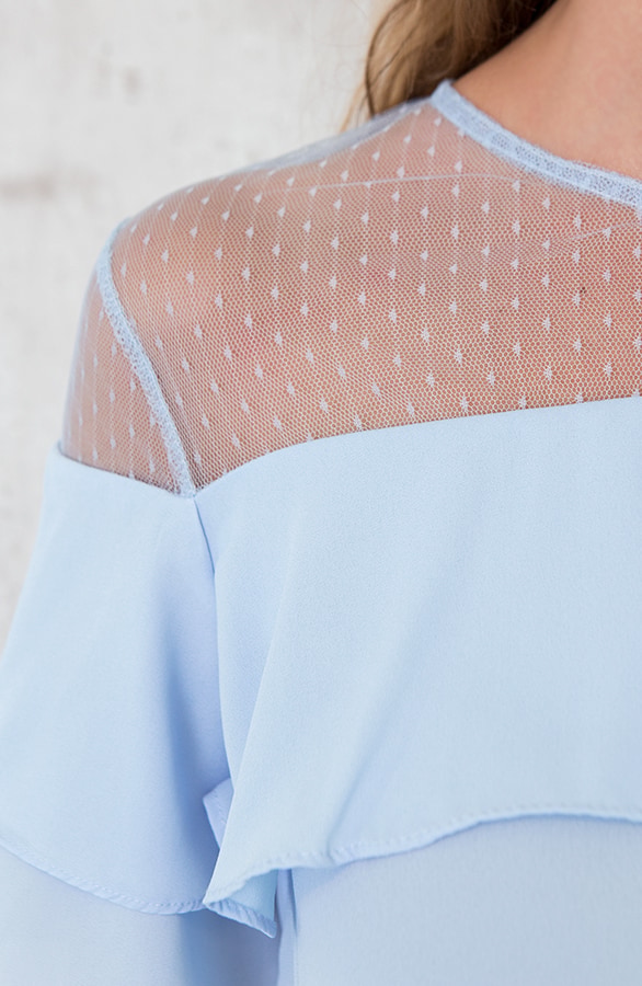 Saint Tropez Top Babyblauw – shoparchief, foto 5