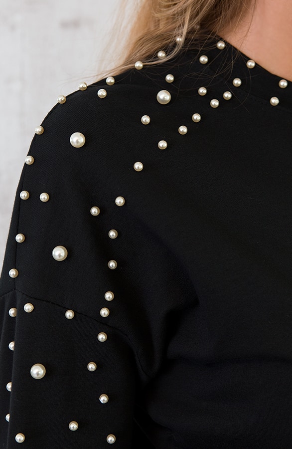 Parel Trui Deluxe Zwart – shoparchief, foto 6