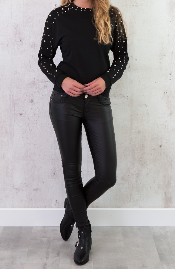 Parel Trui Deluxe Zwart – shoparchief, foto 7