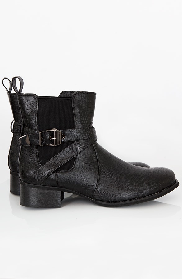Snake Gesp Boots Zwart – shoparchief, foto 4