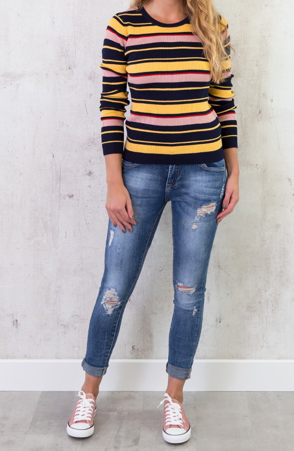 Gestreepte Trui Multicolor – shoparchief, foto 6