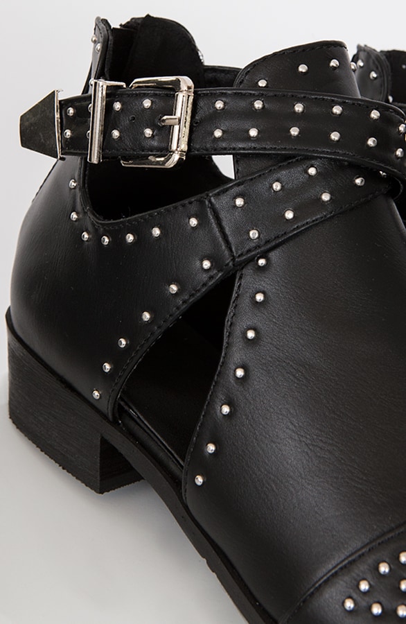 Studs Cut Out Boots – shoparchief, foto 4