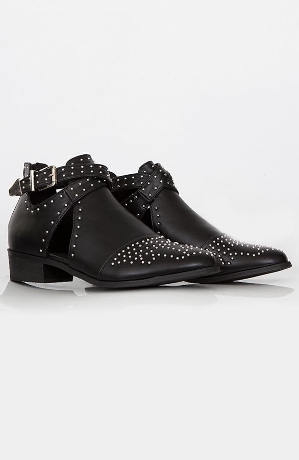 Studs Cut Out Boots – shoparchief, foto 5