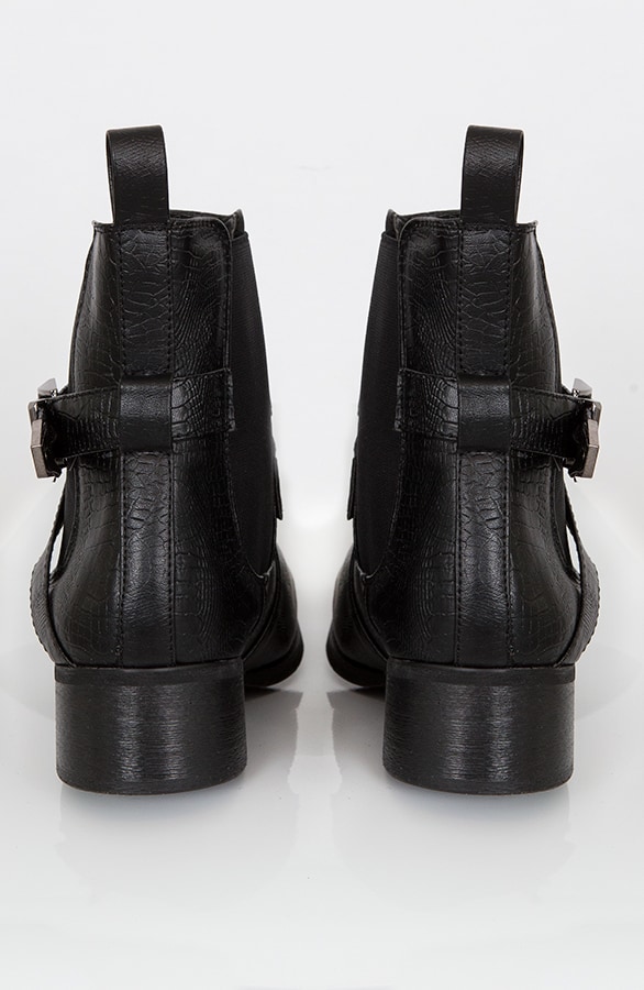 Snake Gesp Boots Zwart – shoparchief, foto 6