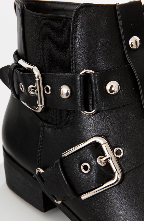 Gesp Boots Zwart – shoparchief, foto 4
