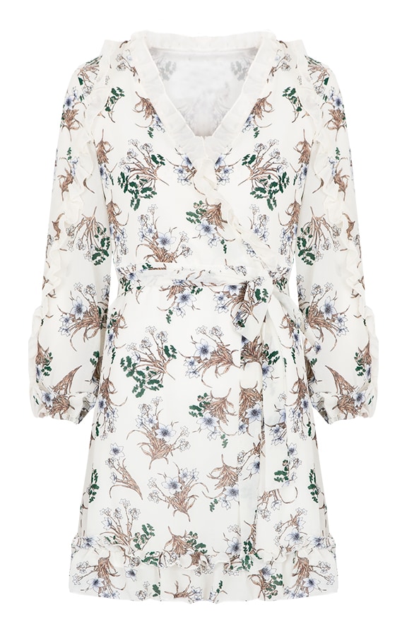 Bloemen Jurk Wit – shoparchief
