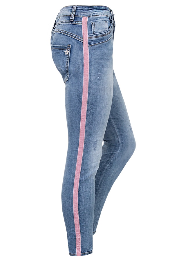 Chino Broek Streep Roze – shoparchief