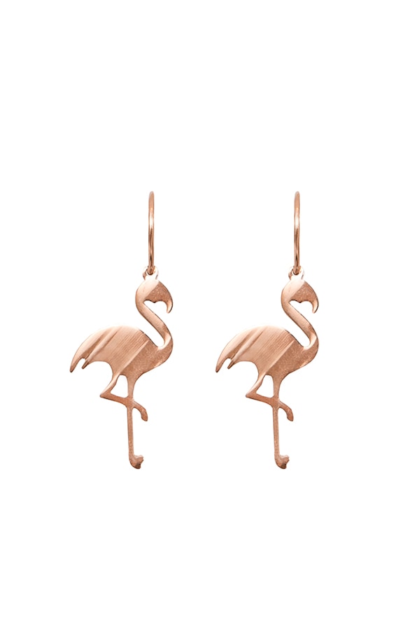 Flamingo Oorbellen Rose – shoparchief