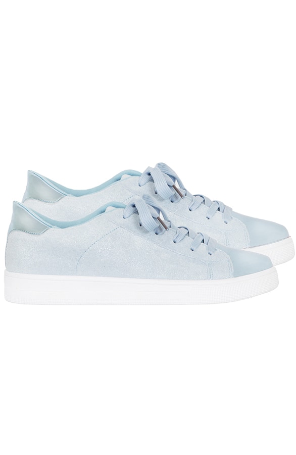 Glitter Sneakers Metallic Blauw – shoparchief, foto 3