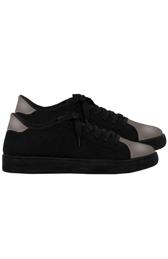 Glitter Sneakers Metallic Zwart – shoparchief, foto 3