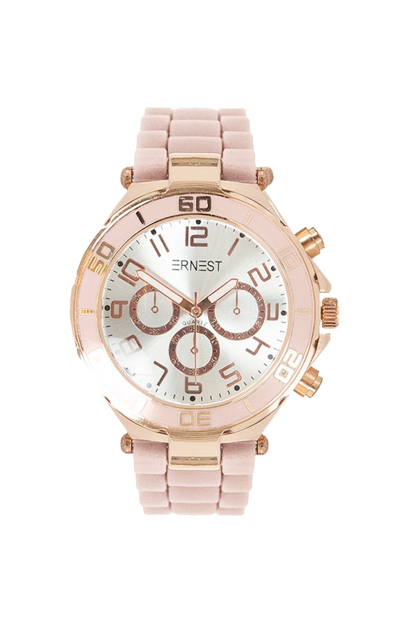 Horloge Rubber Oud Roze – shoparchief