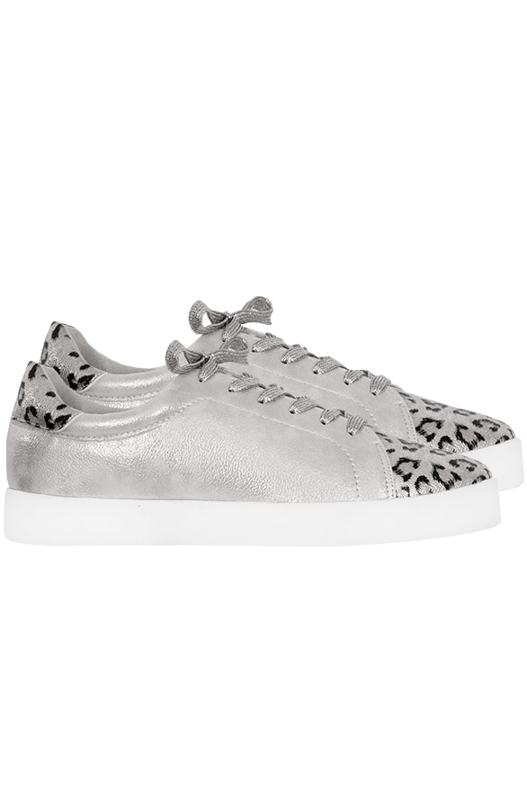 Leopard Sneakers Zilver – shoparchief, foto 7